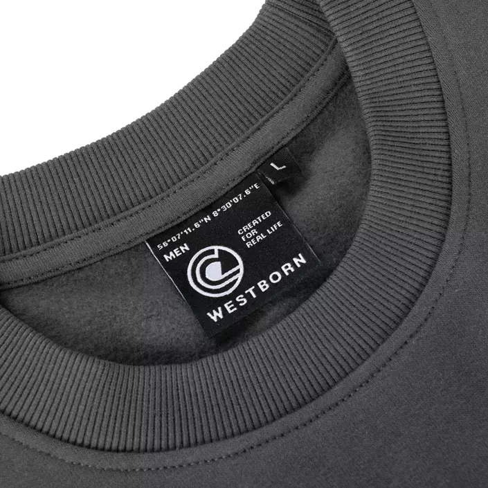 Westborn sweatshirt, Steel Grey, large image number 2