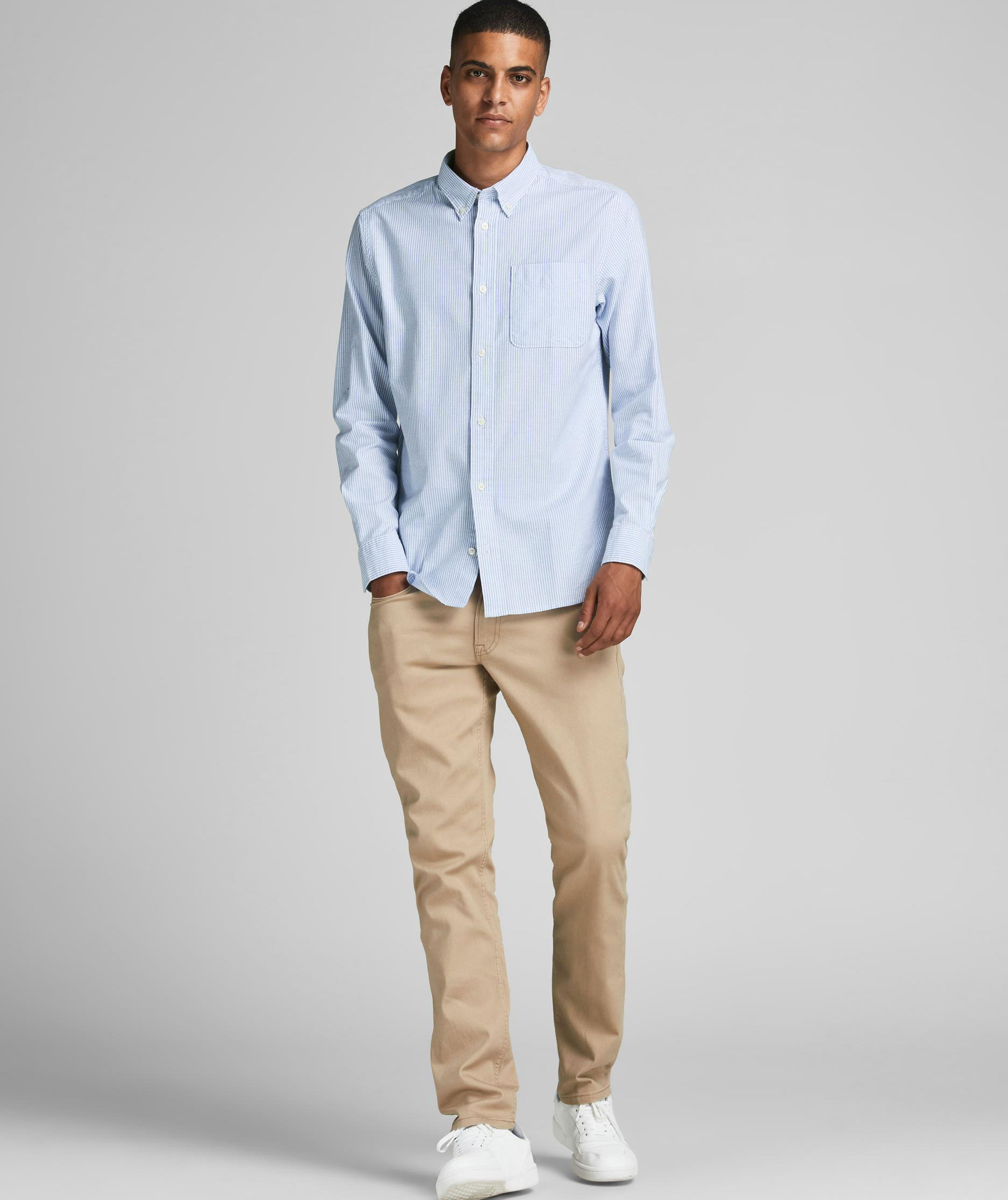 Jack & Jones Premium JPRBROOK Slim fit Oxford shirt, Infinity, large image number 3