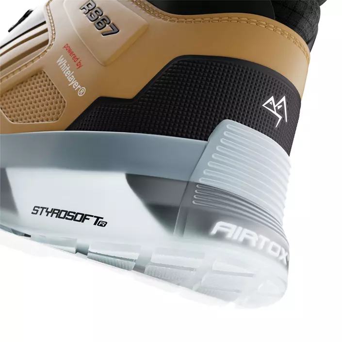 Airtox RS67 skyddskängor S7S, Desert haze/raven-black, large image number 11