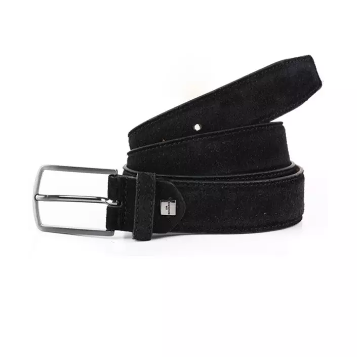 Connexion Tie suede belt, Black, large image number 0