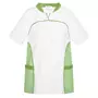 Kentaur kortermet dameskjorte, Hvit/Grønn