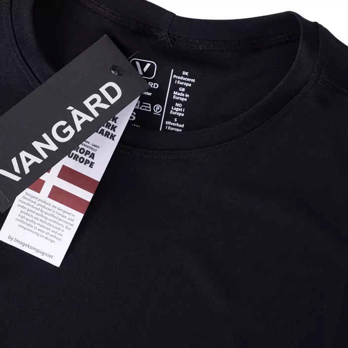 Vangàrd dame løbe T-shirt, Black, large image number 2