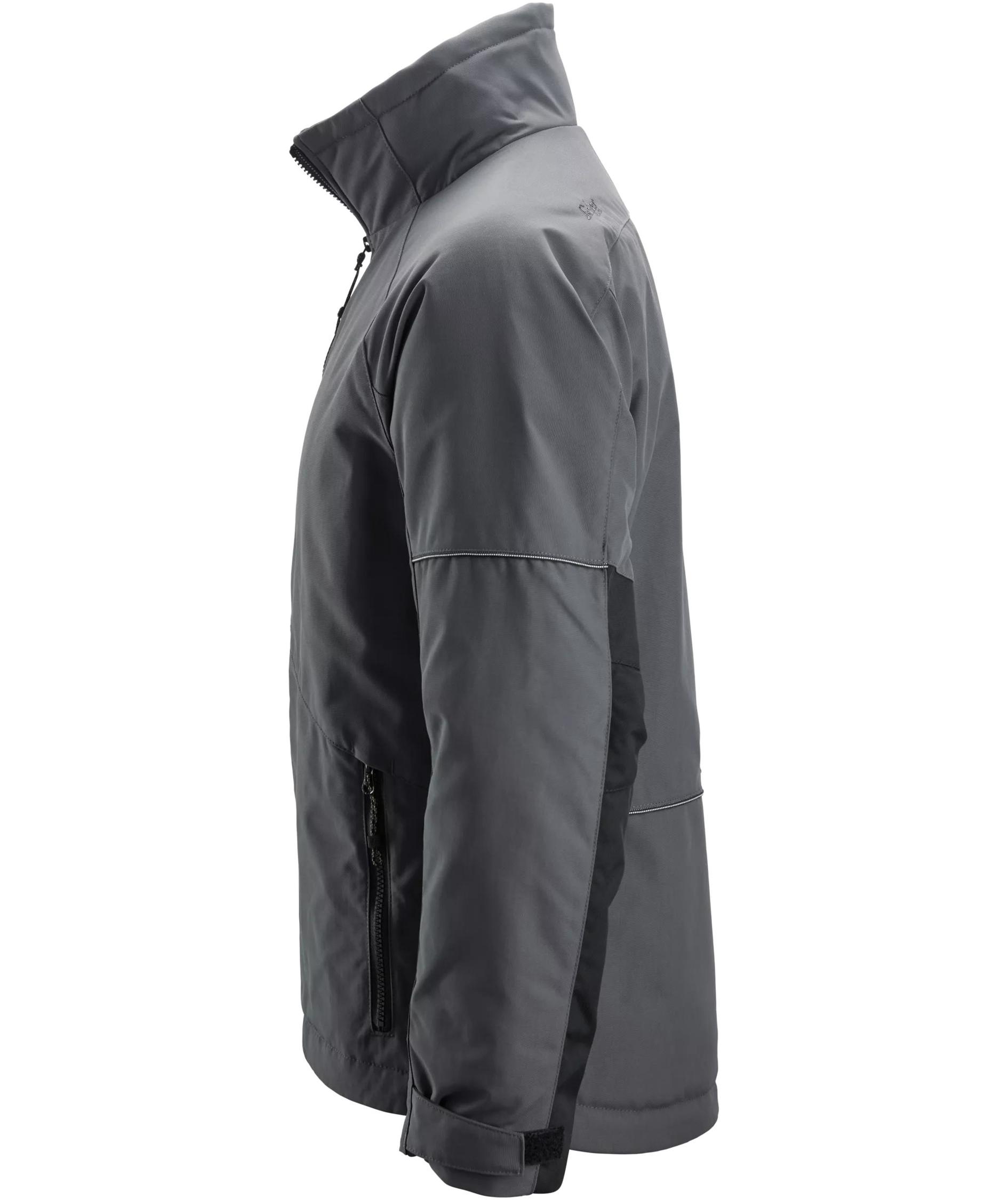 Snickers AllroundWork winter jacket 1158, Steel Grey/Black, large image number 5