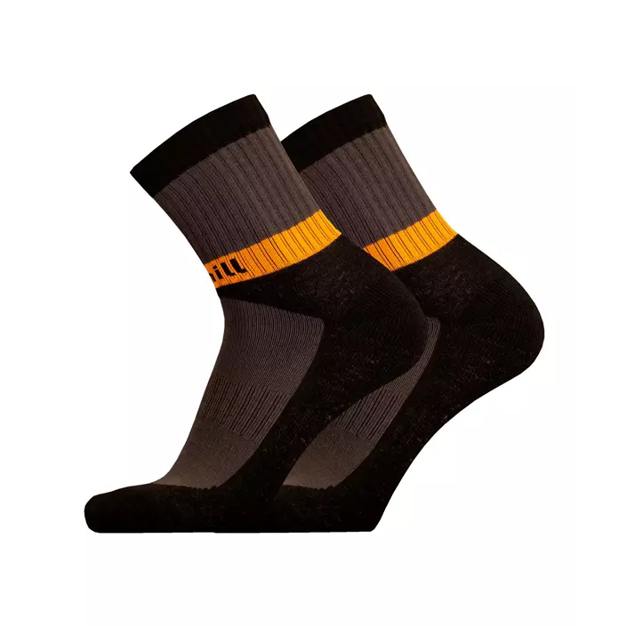 UphillSport Viita trekking socks with merino wool, Black/Grey, large image number 0