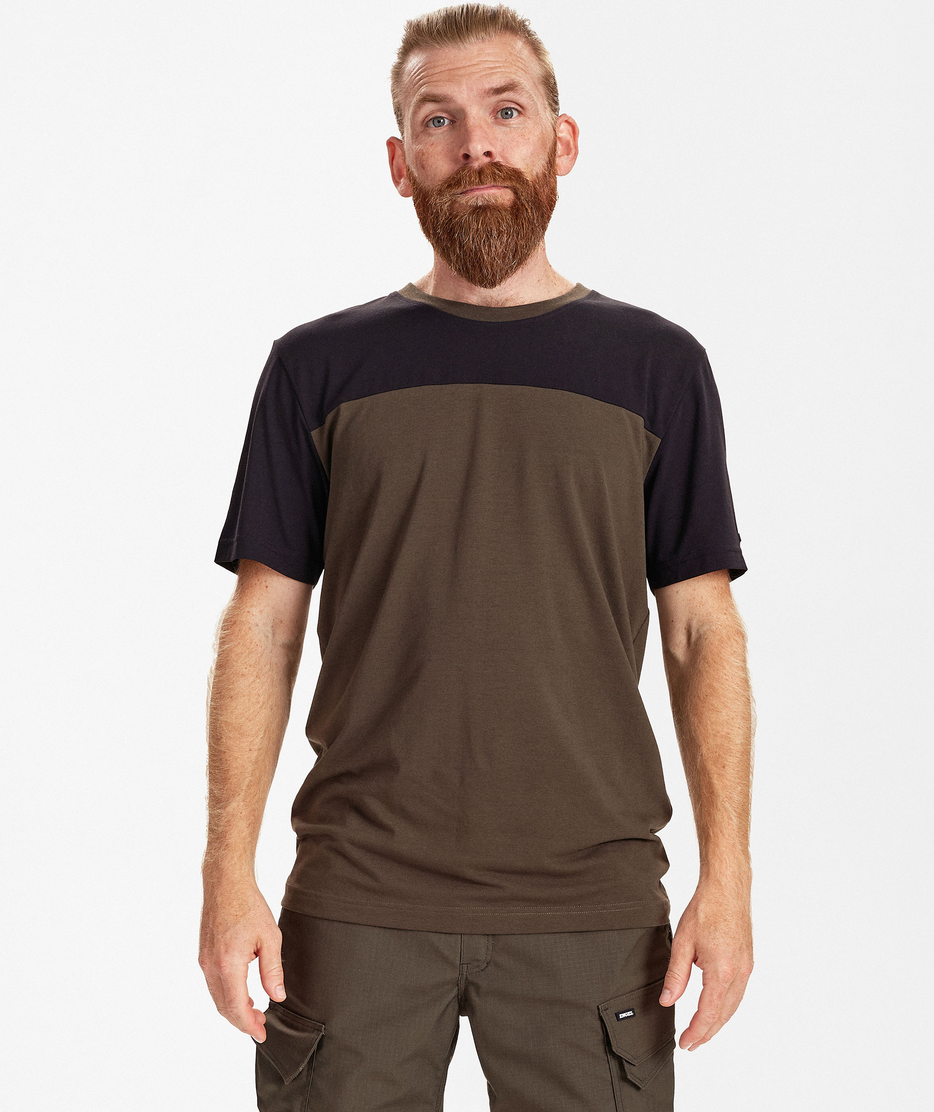 Engel Entire T-shirt, Forest Green/Black