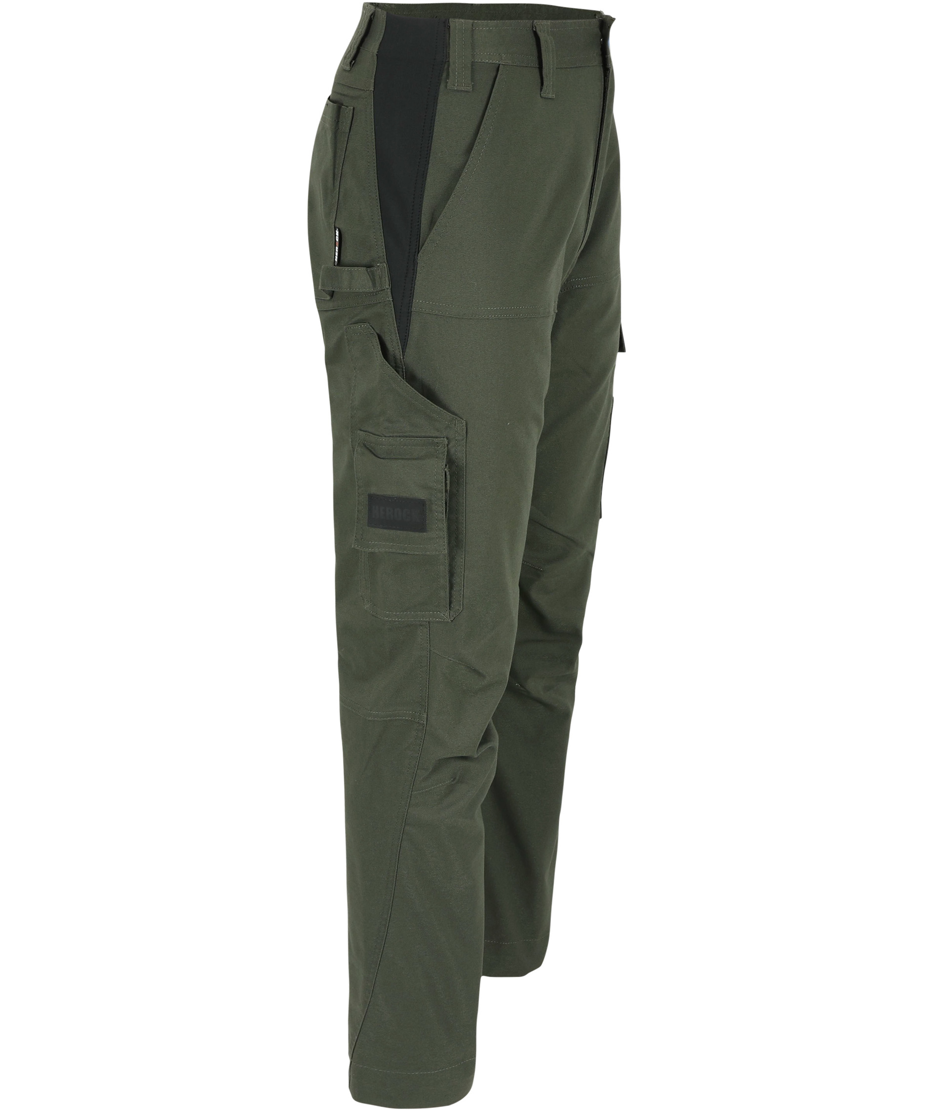HEROCK Torex servicebukser, Dark Khaki/Black, large image number 3