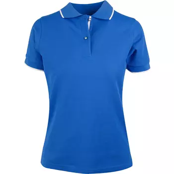 YOU Altea women's polo shirt, Grain blue/white