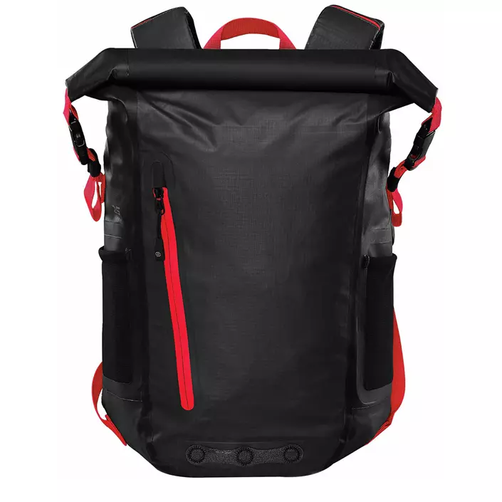 Stormtech Rainer waterproof backpack 25L, Black/Red, Black/Red, large image number 0