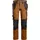 Snickers AllroundWork håndværkerbukser 6271 full stretch, Brown/Black, Brown/Black, swatch