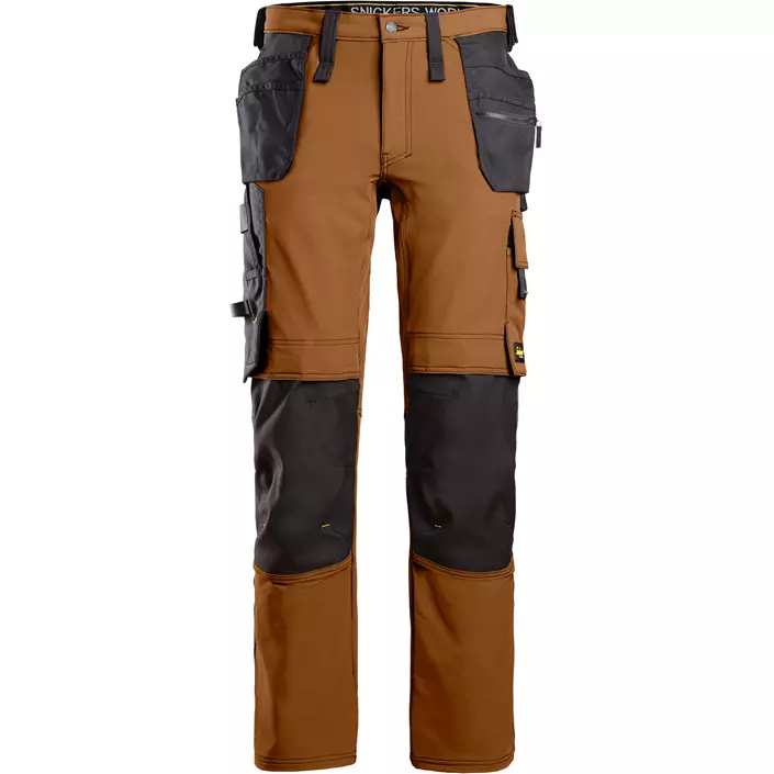 Snickers AllroundWork Handwerkerhose 6271 full stretch, Brown/Black, large image number 0
