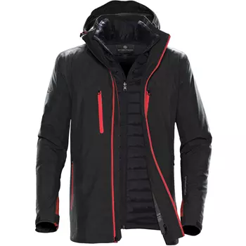 Stormtech Matrix 3-in-1 jacket, Black/Red