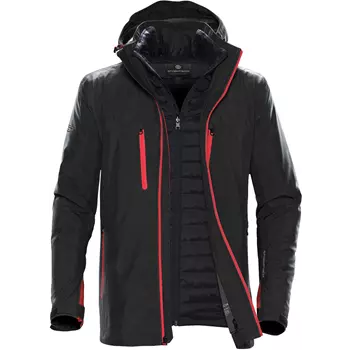 Stormtech Matrix 3-in-1 jacket, Black/Red