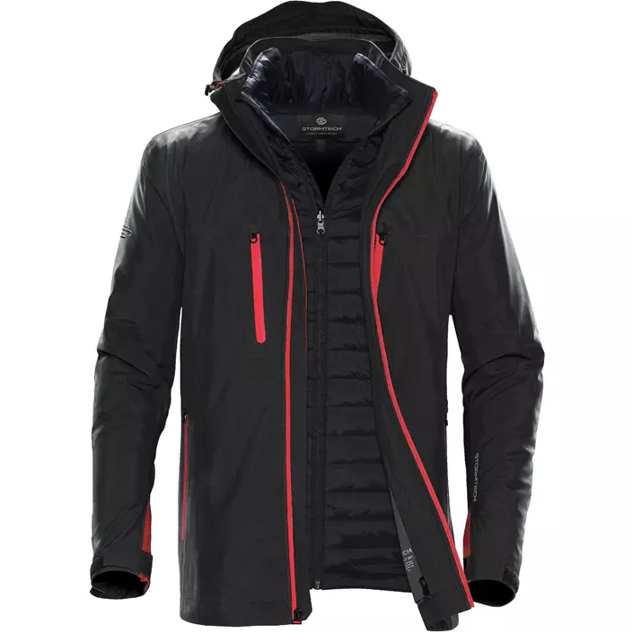 Stormtech Matrix 3-in-1 jacket, Black/Red, large image number 0