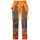 ProJob women's craftsman trousers, Hi-vis orange/Grey, Hi-vis orange/Grey, swatch