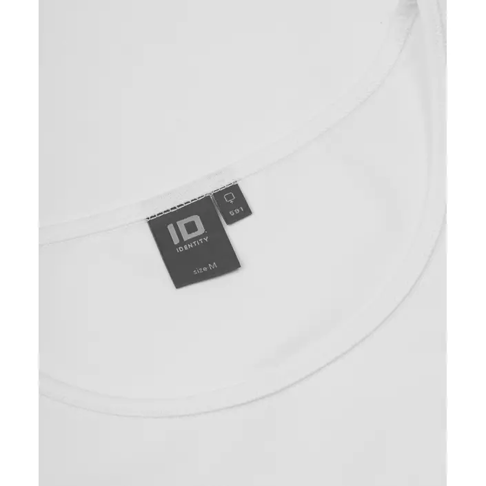 ID Identity Stretch T-shirt dam med 3/4-ärmar, Vit, large image number 3