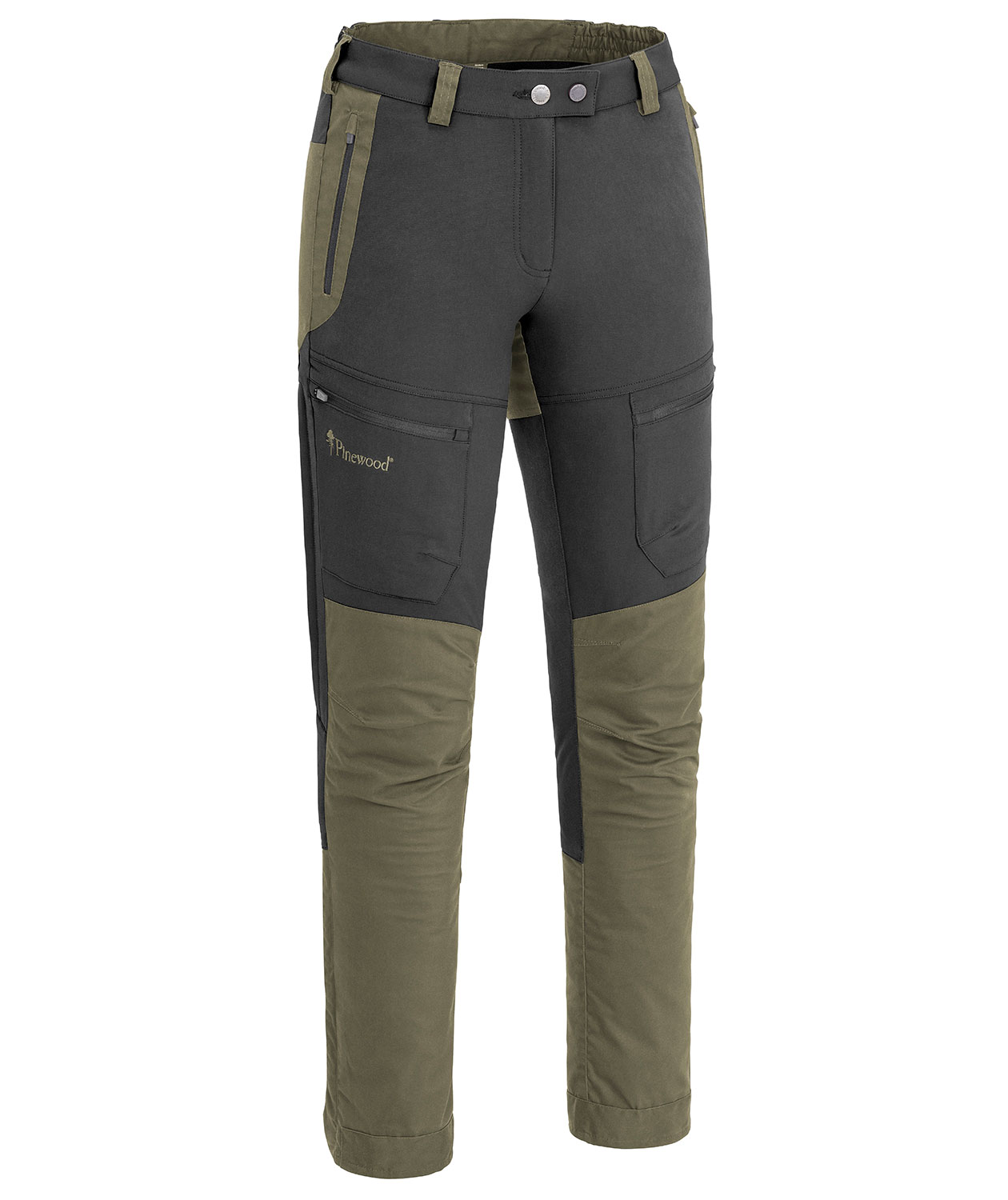 Pinewood Finnveden Hybrid damebukser, Mid Green/Dark Anthracite, Mid Green/Dark Anthracite, swatch