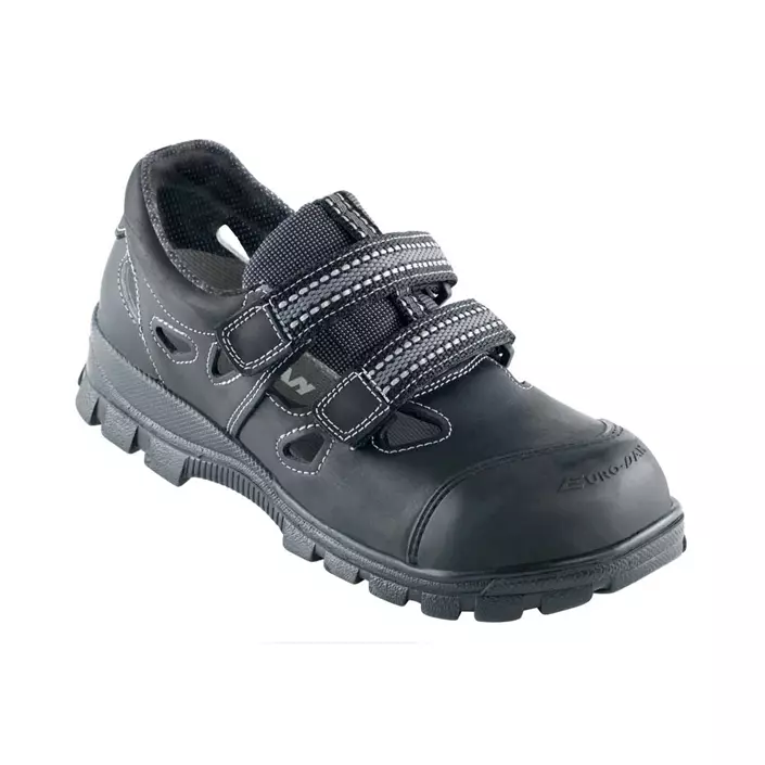 Euro-Dan Walki Soft safety sandals S1, Black, large image number 0