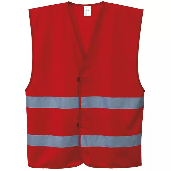 Portwest Iona cover vest with reflective tape, Red, large image number 0