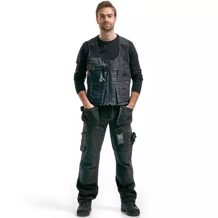 Blåkläder tool vest, Black, large image number 1