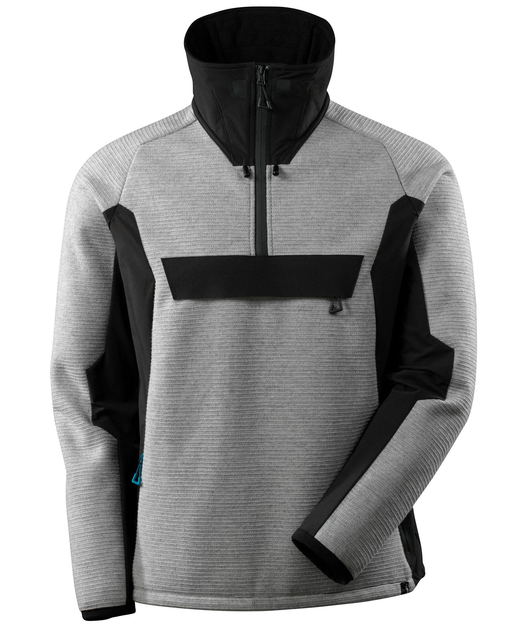 Mascot Advanced knit jacket, Grey Melange/Black