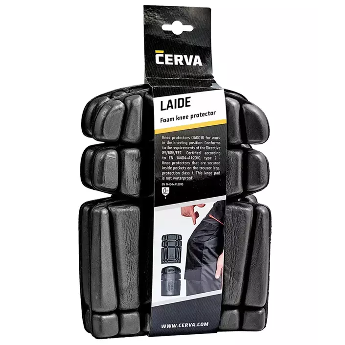 Cerva Laide knee pads, Black, Black, large image number 1