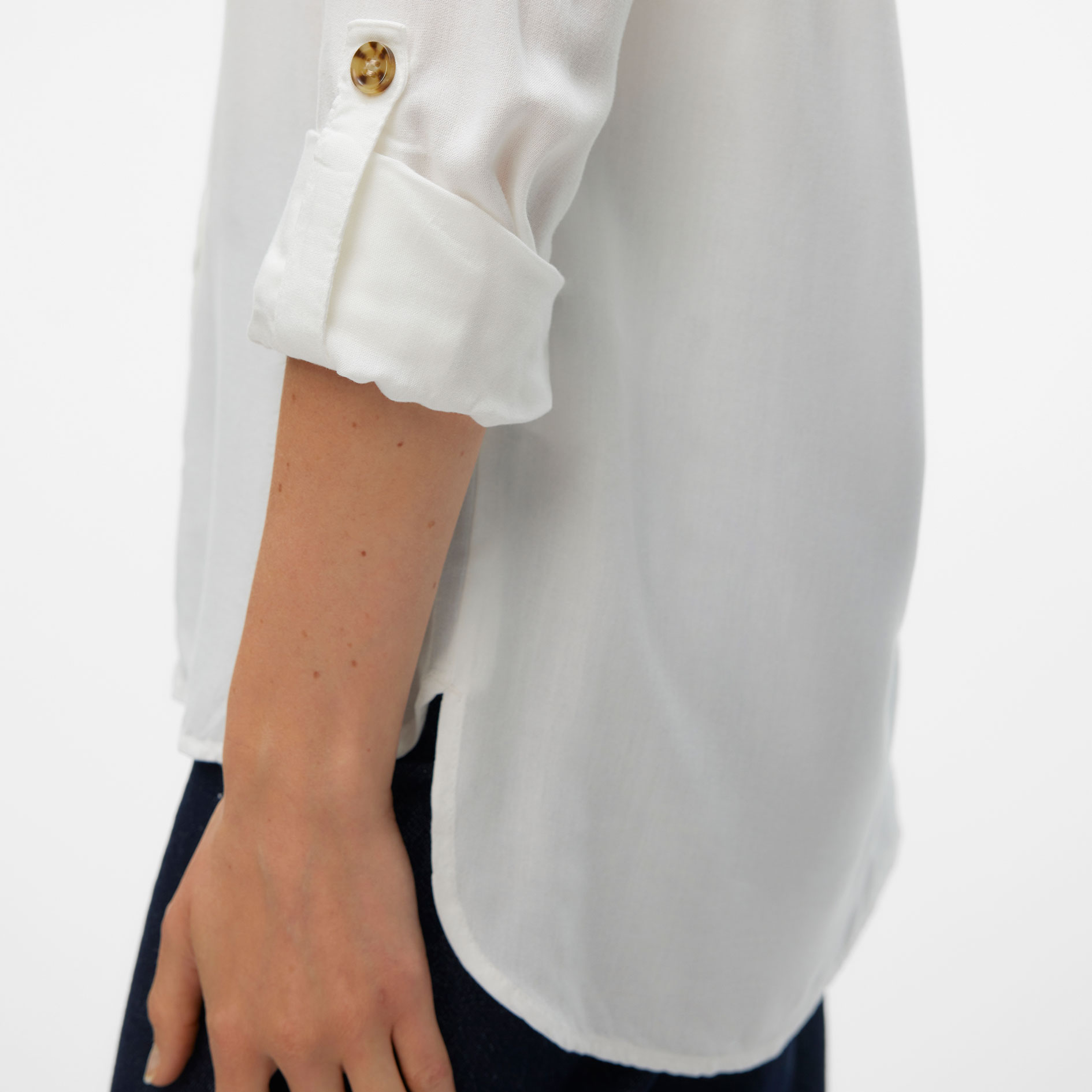 Vero Moda VMBUMPY women's shirt, Snow White, large image number 4