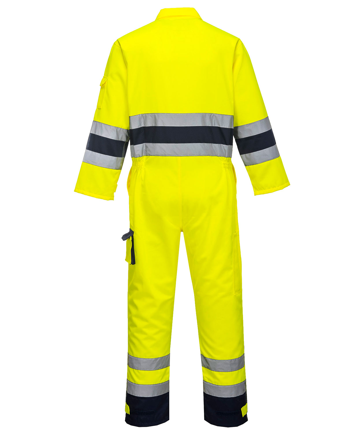 Portwest coverall, Hi-Vis yellow/marine, large image number 2