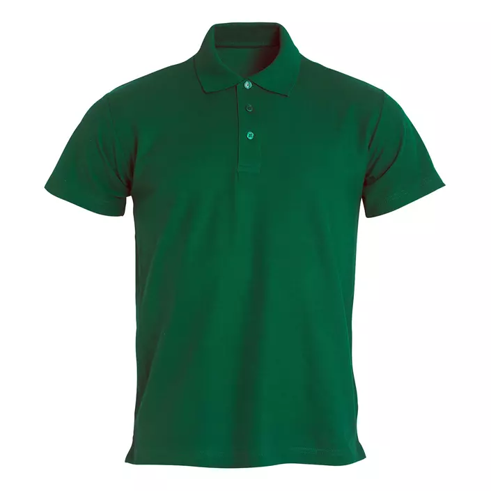 Clique Basic polo shirt, Bottle Green, large image number 0