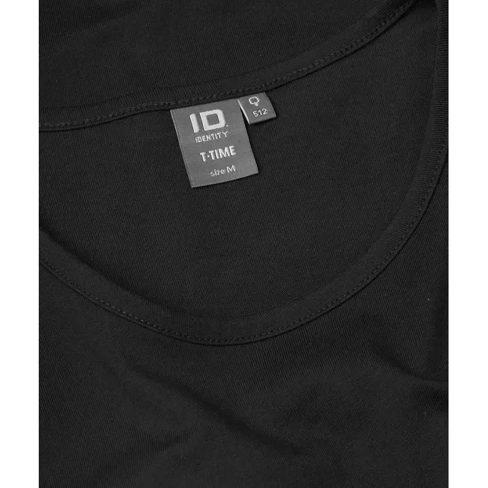 ID T-Time dame T-shirt, Sort, large image number 3