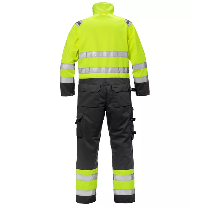 Fristads coverall 8026, Hi-vis Yellow/Black, large image number 1