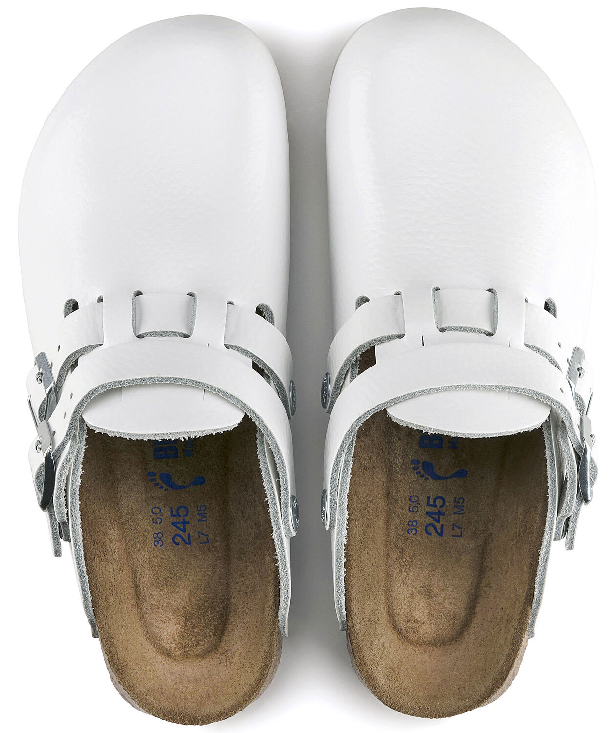 Birkenstock Kay SL Regular Fit sandals, White/Blue, White/Blue, large image number 4