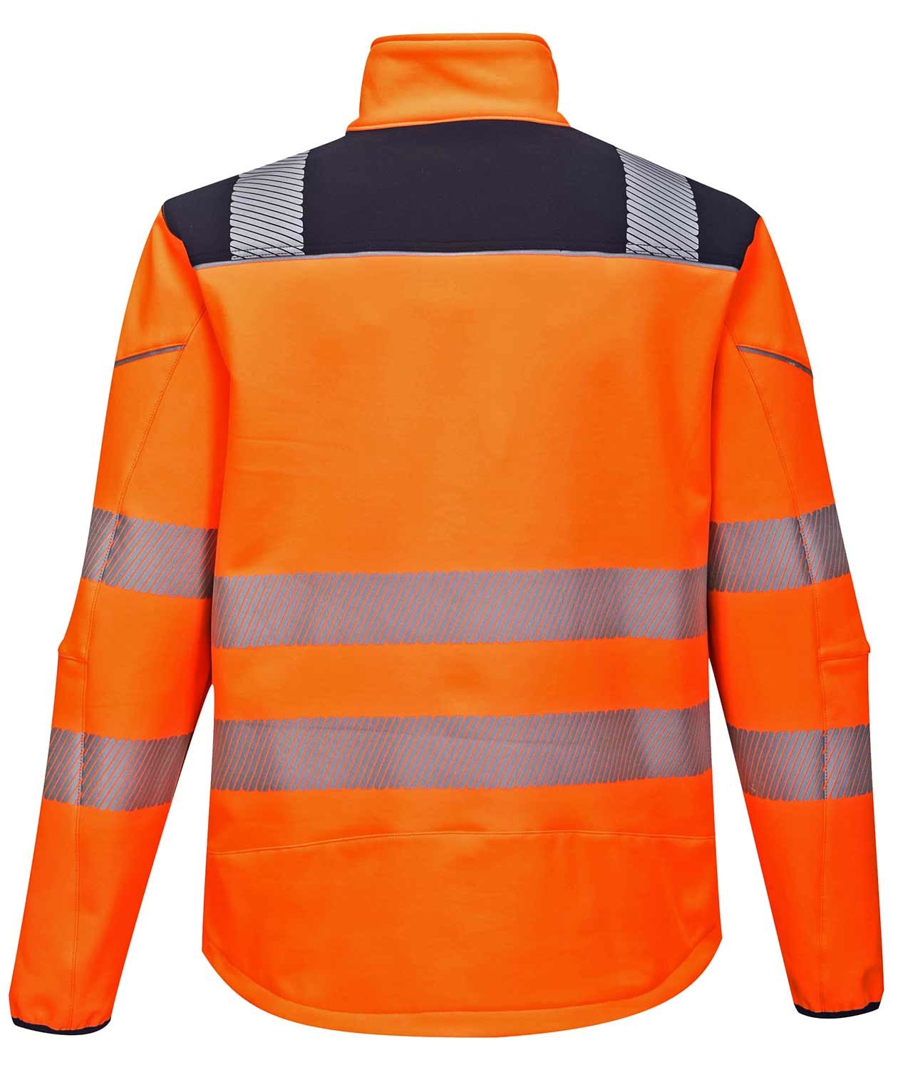 Portwest PW3 softshell jacket, Hi-Vis Orange/Dark Marine, large image number 1