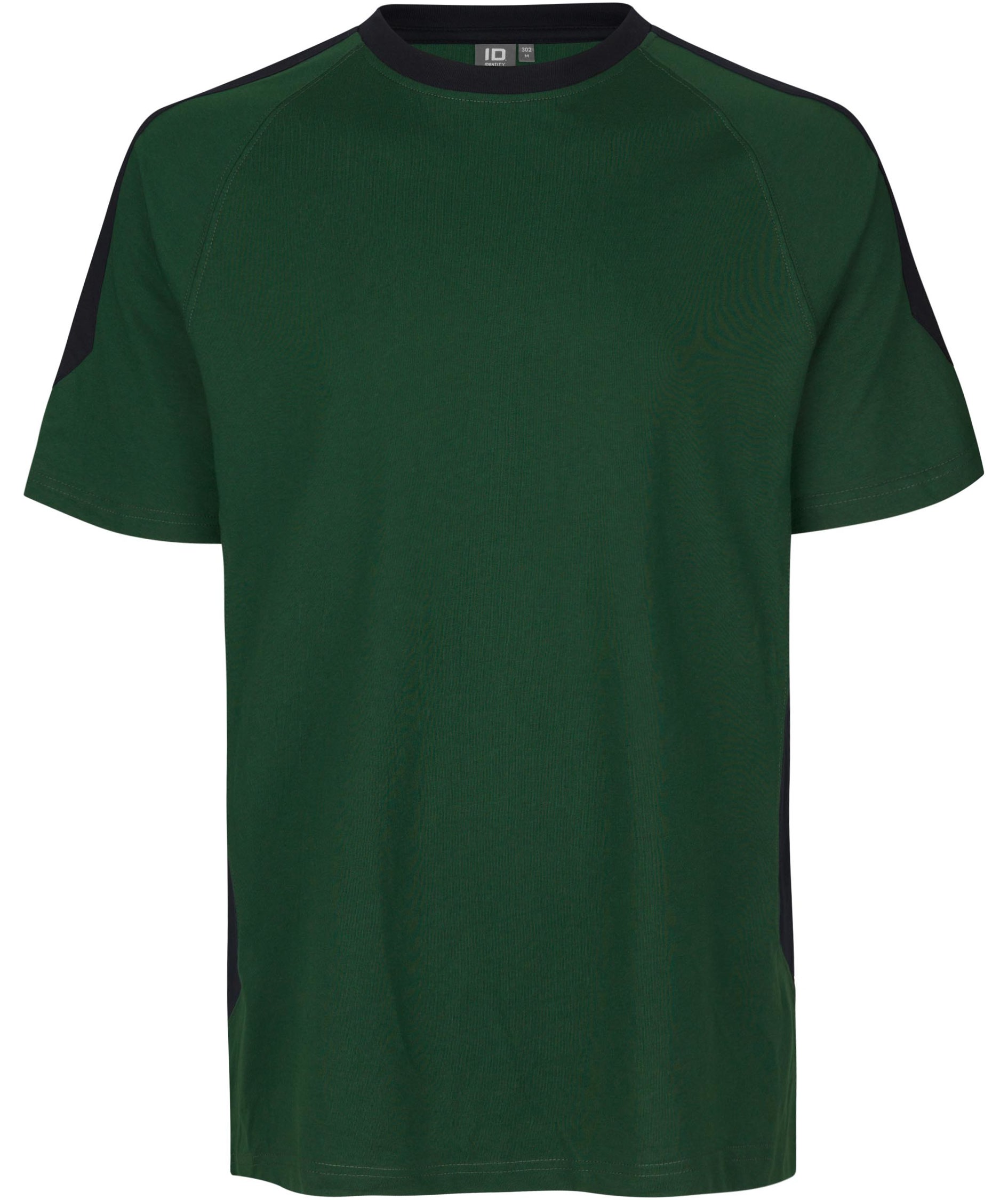 ID Pro Wear contrast T-shirt, Bottle Green, large image number 0