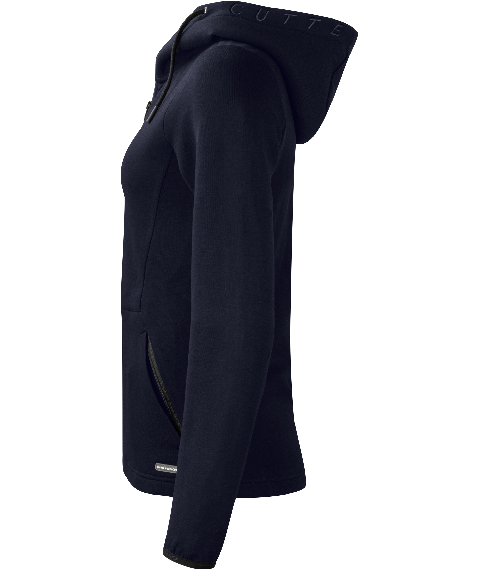 Cutter & Buck Pemberton dame h&aelig;ttetr&oslash;je med lynl&aring;s, Dark navy, large image number 3