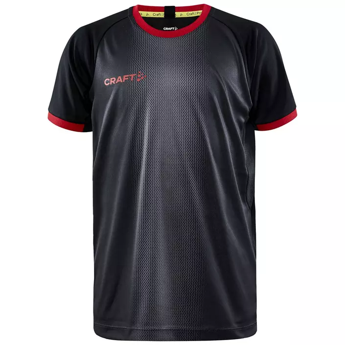 Craft Progress 2.0 Graphic Jersey T-Shirt für Kinder, Schwarz/Rot, large image number 0