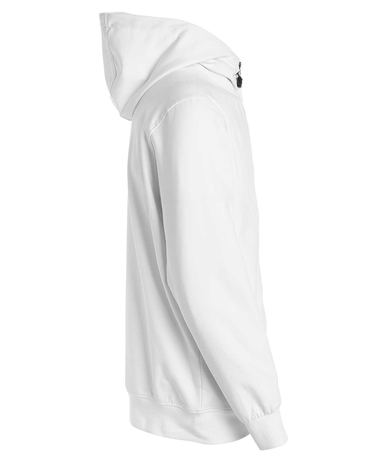 South West Madison hoodie with full zipper, White