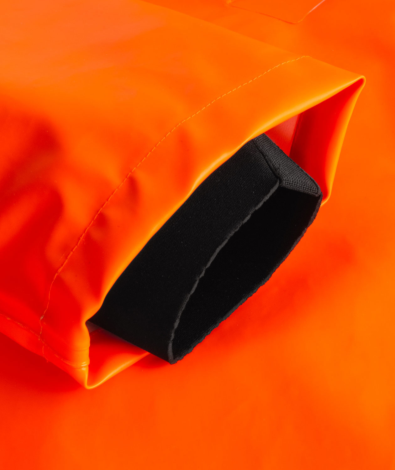 Lyngs&oslash;e PVC rain smock, Hi-vis Orange, large image number 2