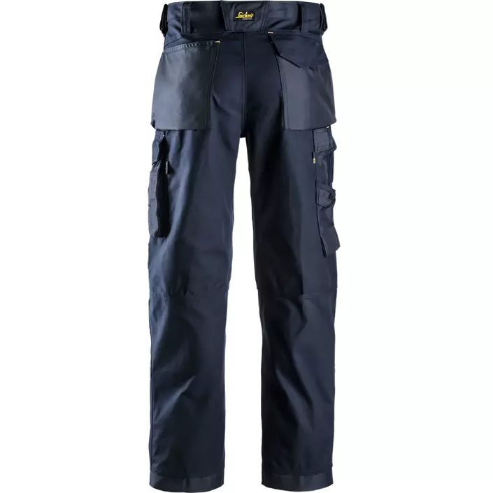 Snickers Canvas+ work trousers 3314, Marine Blue, large image number 1