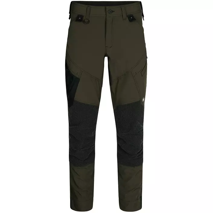 Engel X-treme work trousers full stretch, Forest green, large image number 0
