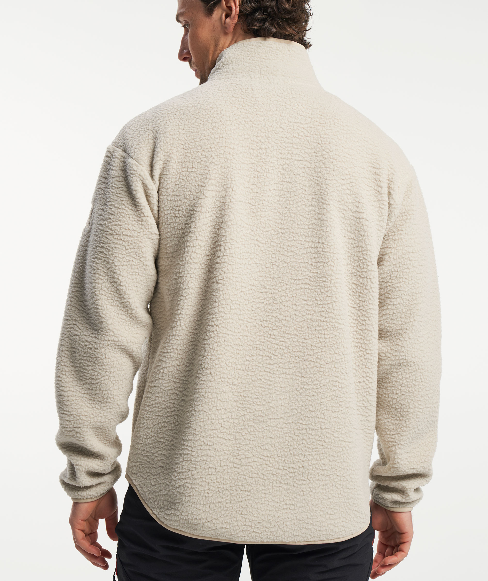 Tenson Yoke pile fleece Halfzip, Sand, large image number 8