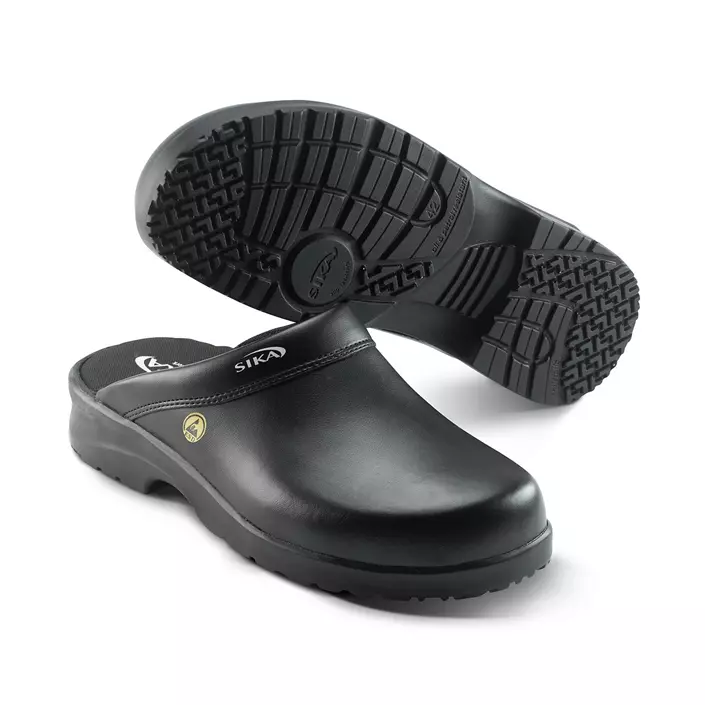 2. sortering Sika fusion clog tøffel træsko ESD , Black, large image number 0