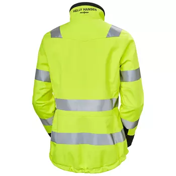 Helly Hansen Luna women´s softshell jacket, Hi-vis yellow/charcoal
