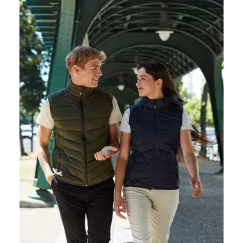 Clique Idaho quilted vest, Fog Green