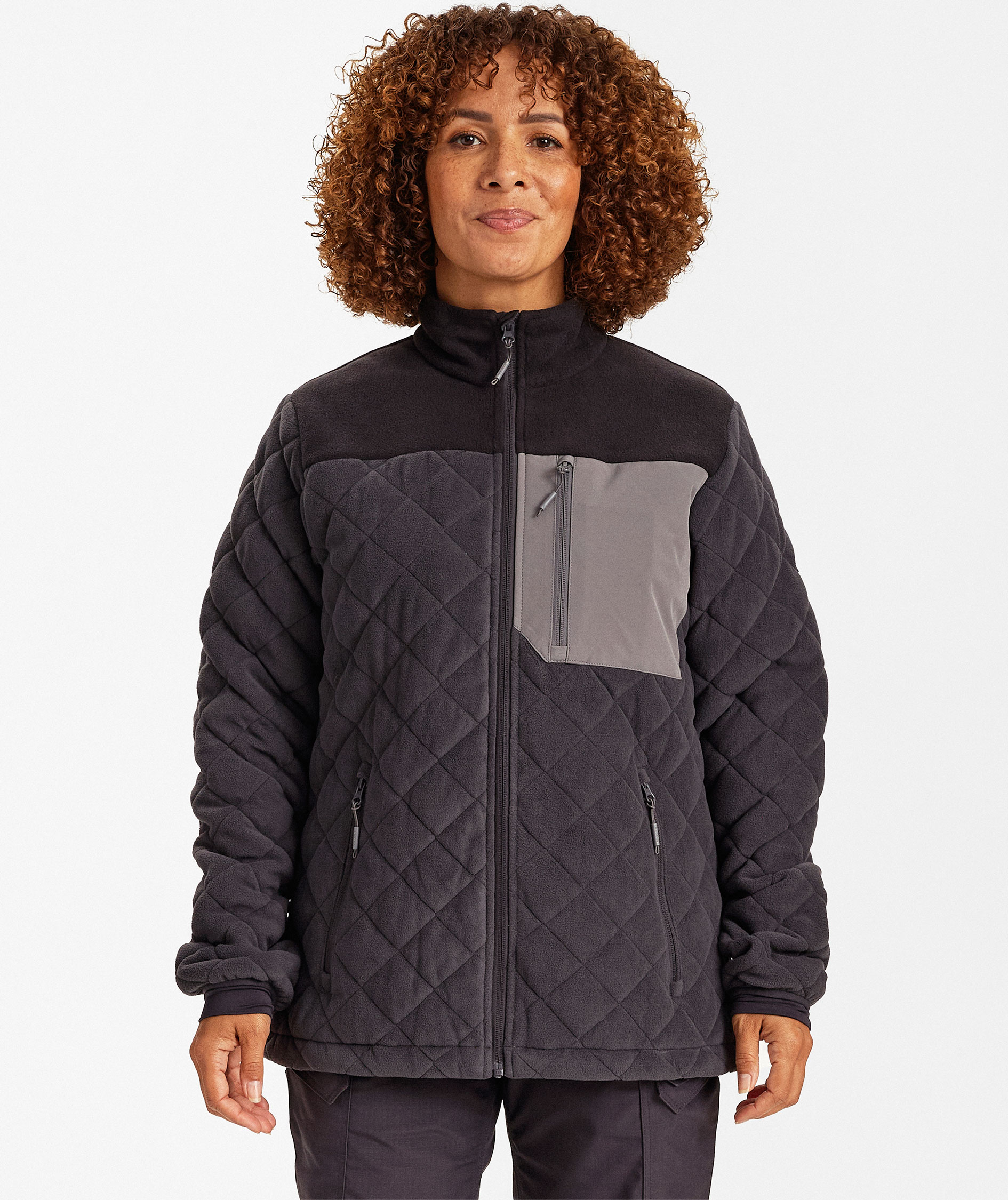 Engel Entire quilted women's fleece jacket