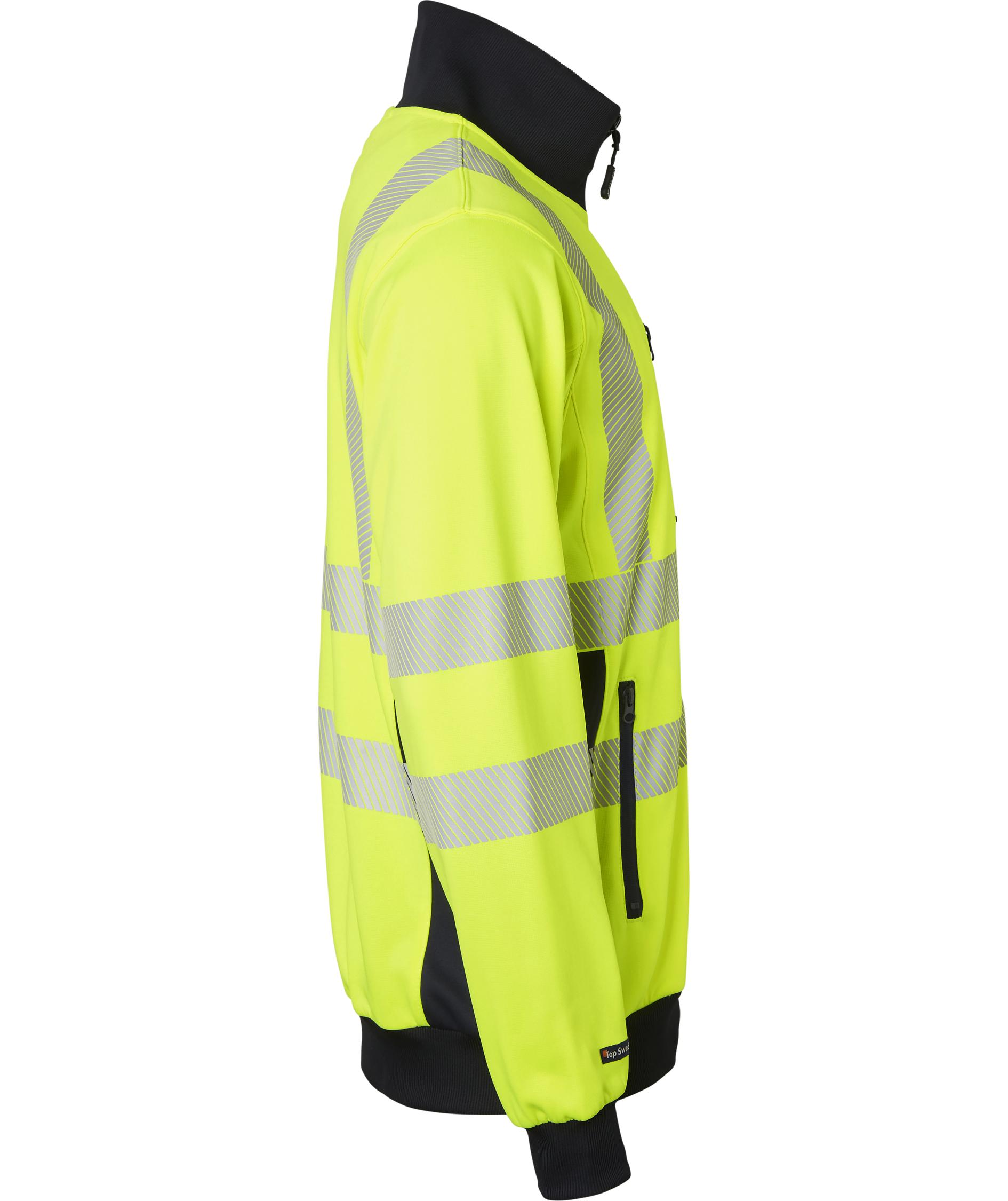 Top Swede cardigan 1529, Hi-Vis Yellow/Navy, large image number 2