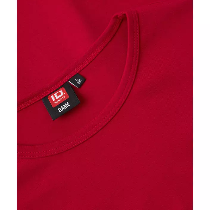 ID Interlock langærmet T-shirt, Rød, large image number 3