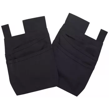 Engel loose hanging pockets for work trousers, Black