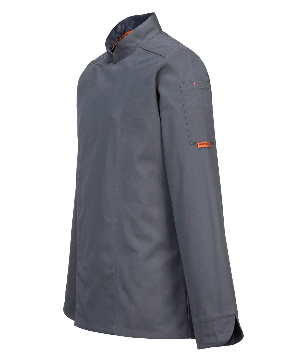 Portwest C838 chefs jacket, Grey, large image number 2