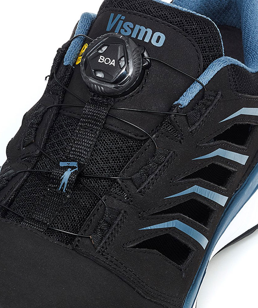 Vismo EN48B safety sandals S1P, Black/Blue, large image number 4
