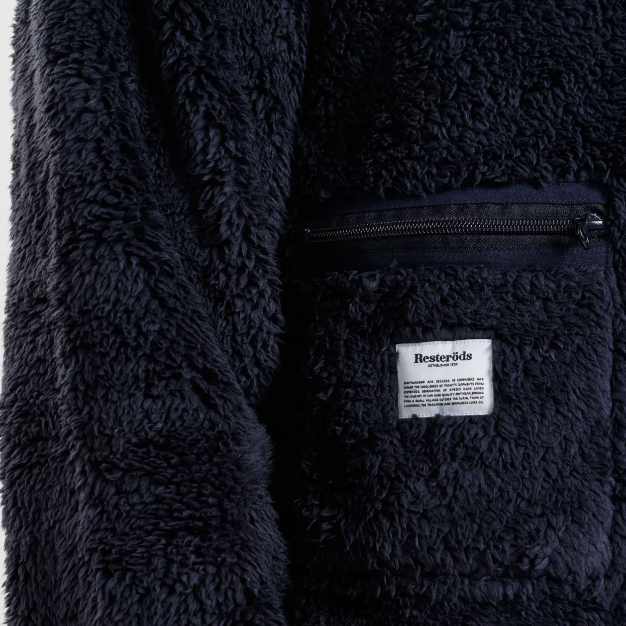 Rester&ouml;ds p&auml;lsfiberjacka, Navy, large image number 3